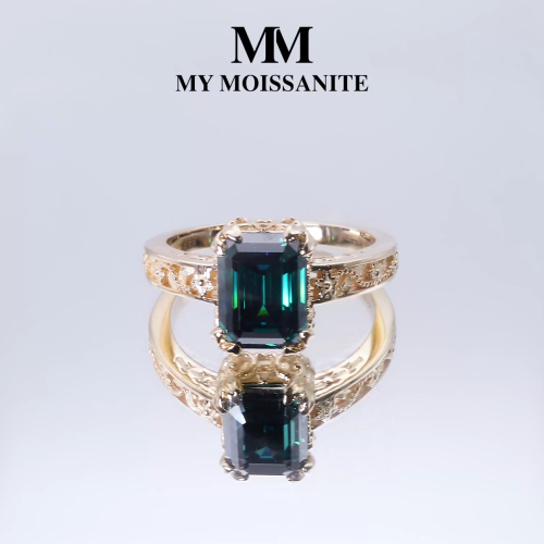 Anillos de plata 925 con moissanita