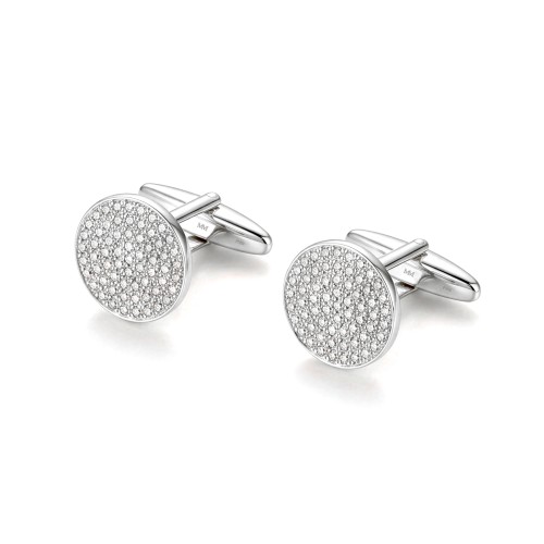 Joyas de platino con moissanita para hombre