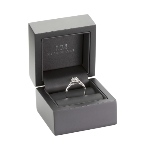 Anillos de plata 925 con moissanita