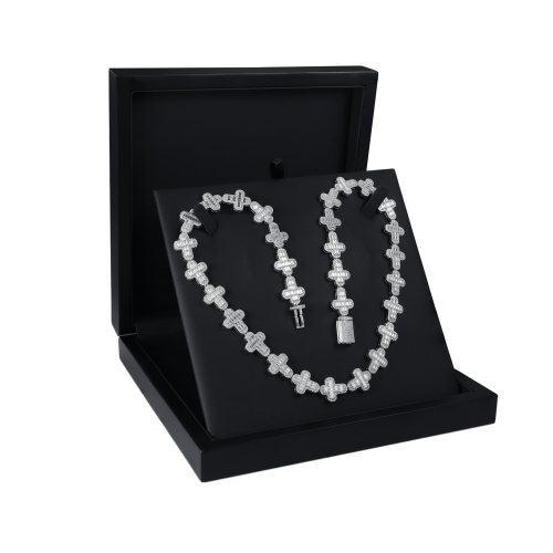 Collares de moissanita en plata 925