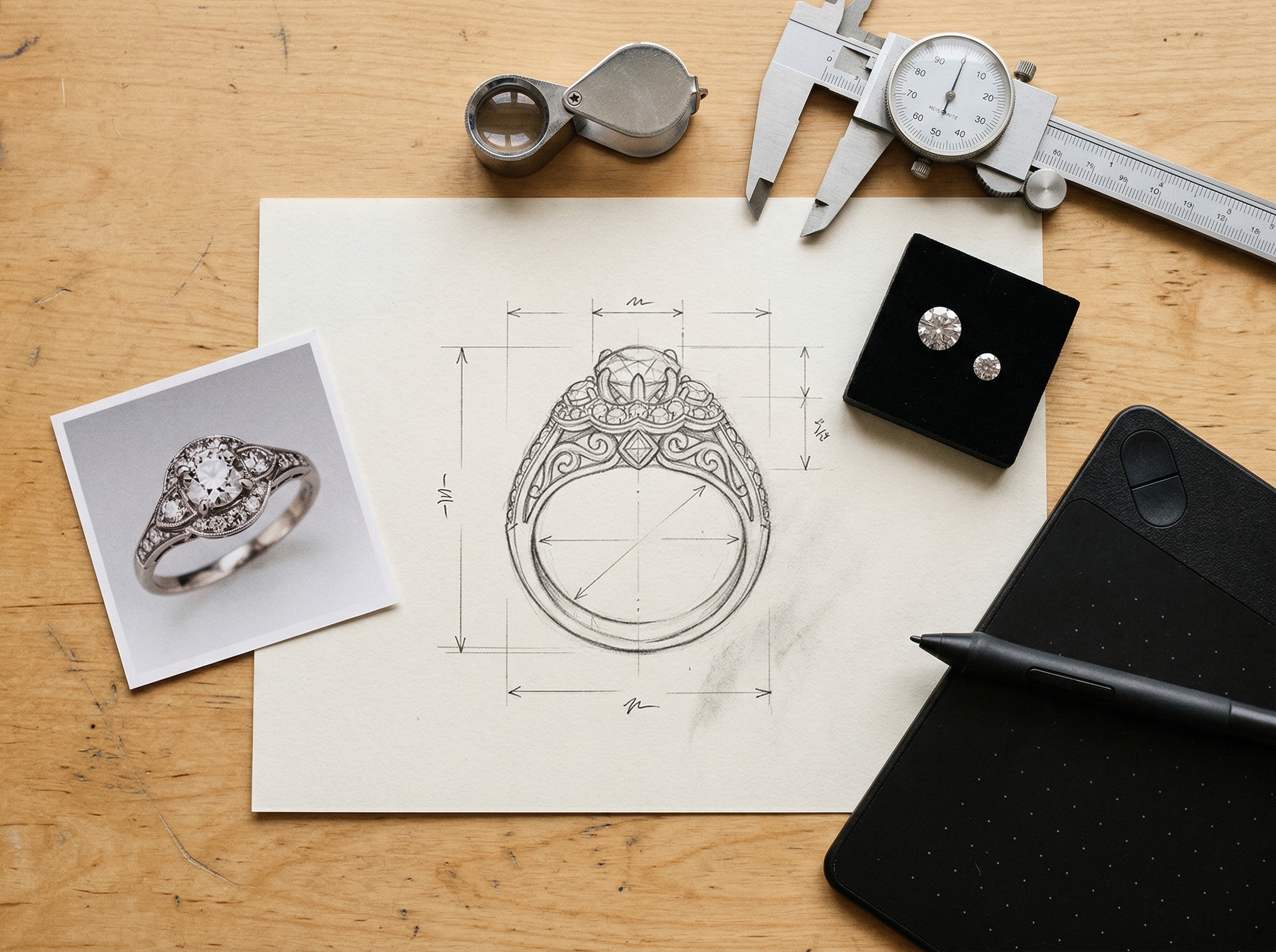 Diseño de joyería en 3D